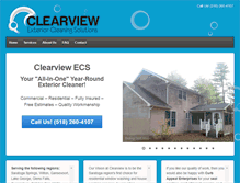 Tablet Screenshot of clearviewhomeservices.com